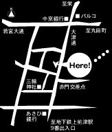 パンクファッションの店愛知県名古屋大須のBLACK MARKETへの拡大図